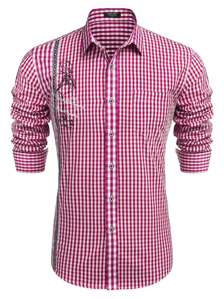 Casual Elegant Chequered Shirt Jeans