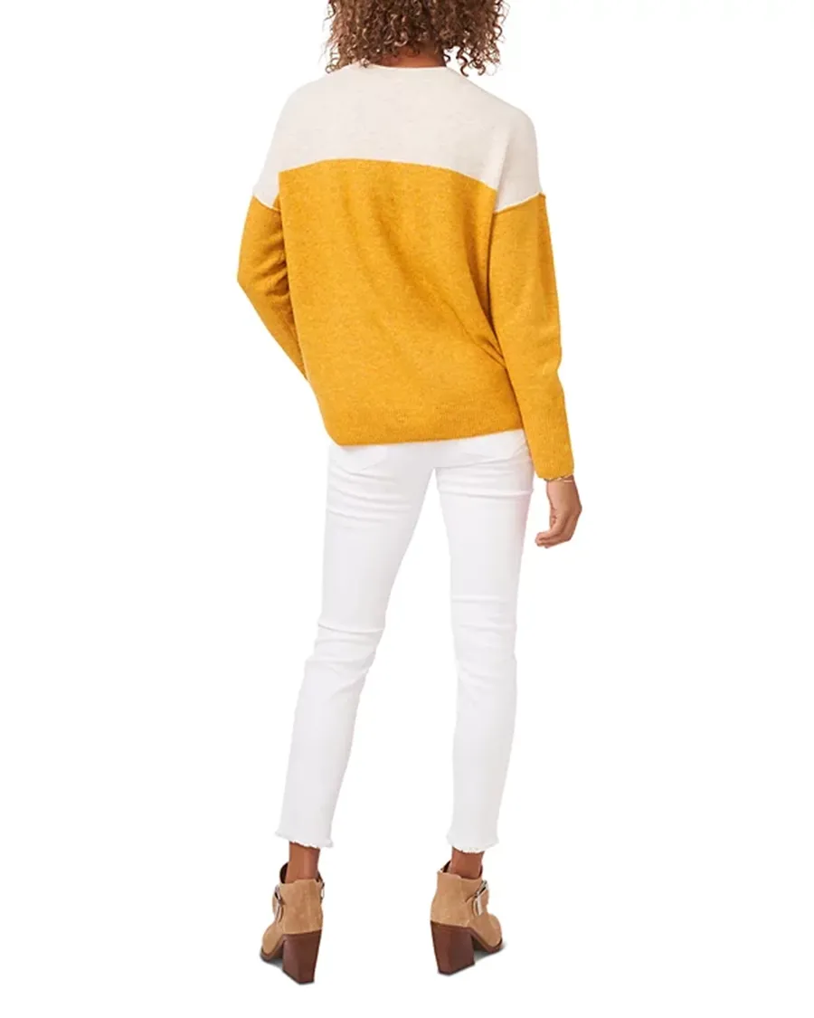Pullover Color Blocked Sweater