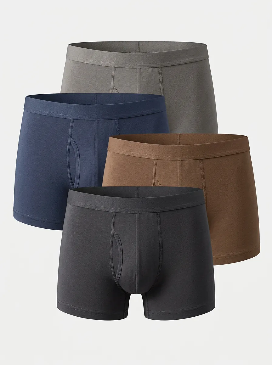 Daily Edit Men' Four Pack Boxer Briefs