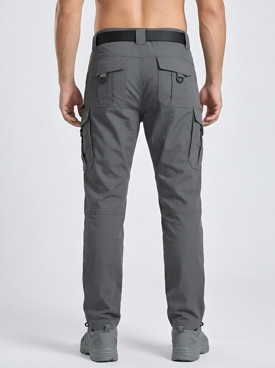 Men's Quick-Release Belt Tactical Cargo Pants