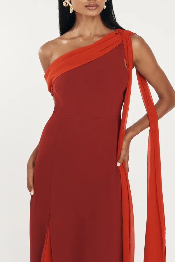 Women's Same Color Shoulder Straps Dress