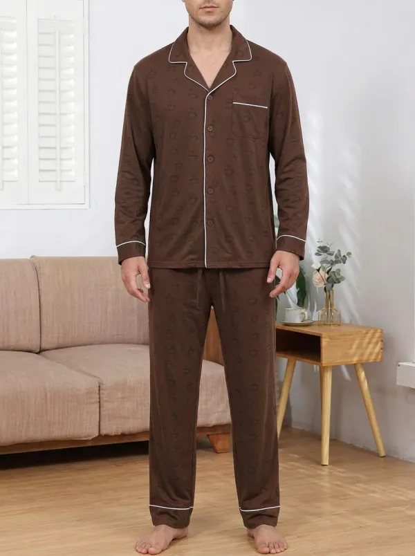 Structured Classic Men's Pajama Set