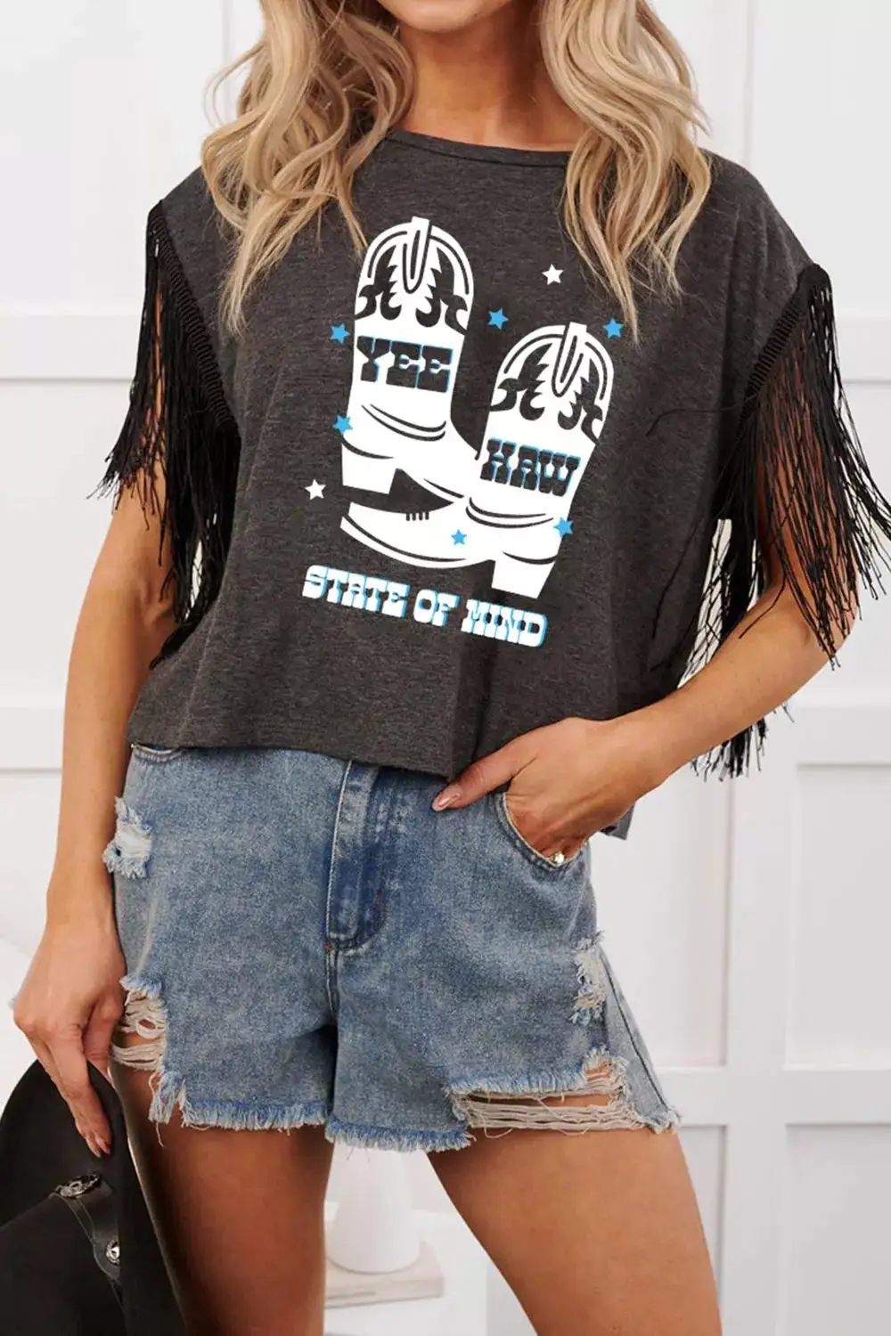 State Mind Boots Graphic T Shirt