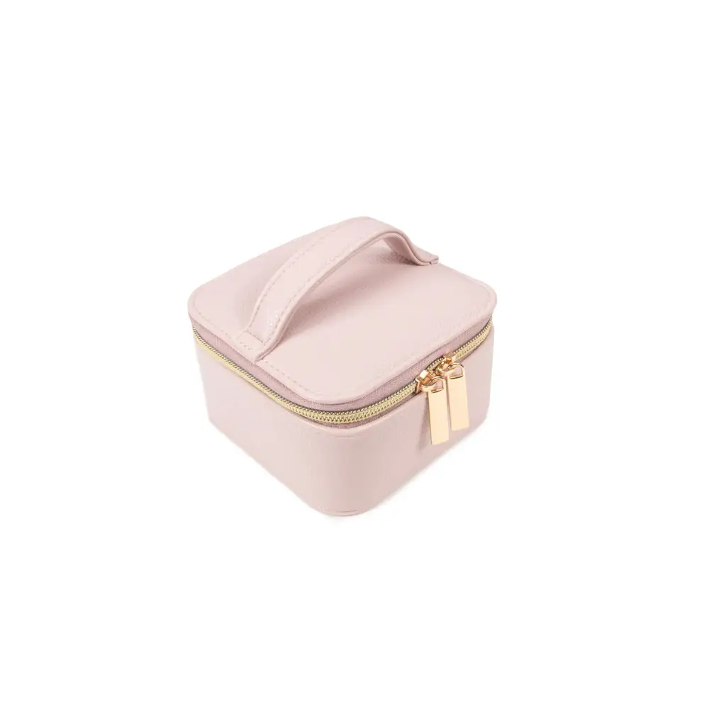 Zippered Travel Jewelry Case with Pouch
