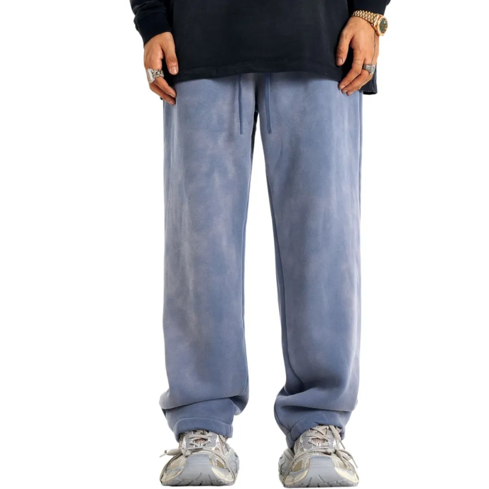 Acid Washed Faded Men's Jogger Pants