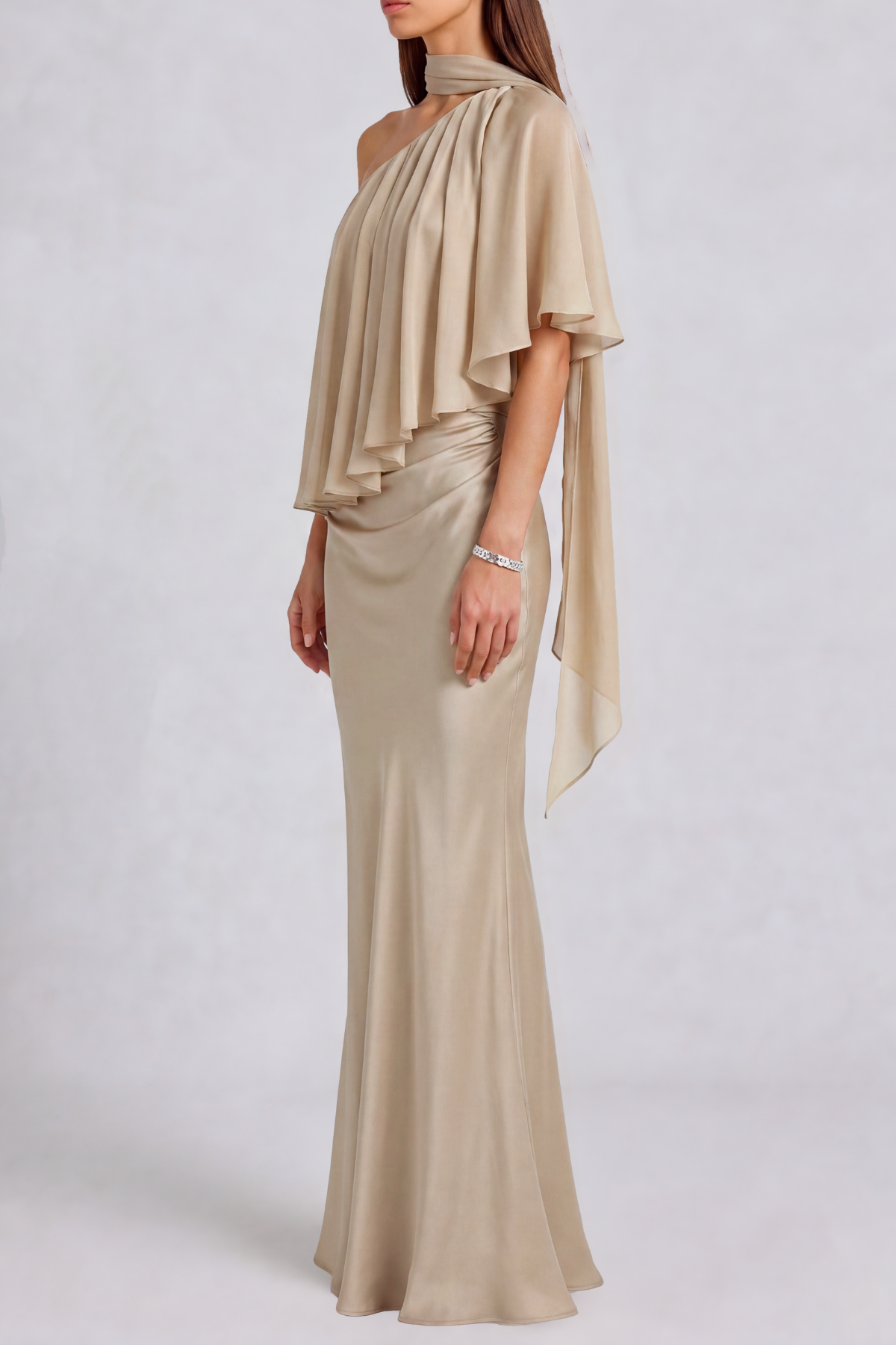 Halter Neck Asymmetrical Matching Skirt Set