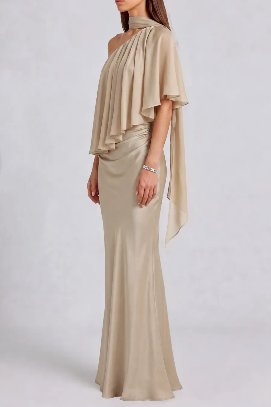 Halter Neck Asymmetrical Matching Skirt Set