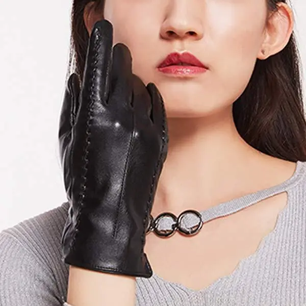 Women'S Fleece Warm Full Touch Gloves 89606875C