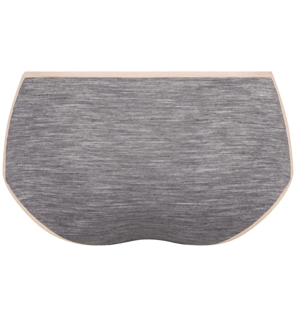 Classic Mid-Rise Mesh Cotton Full-Coverage Brief Panty