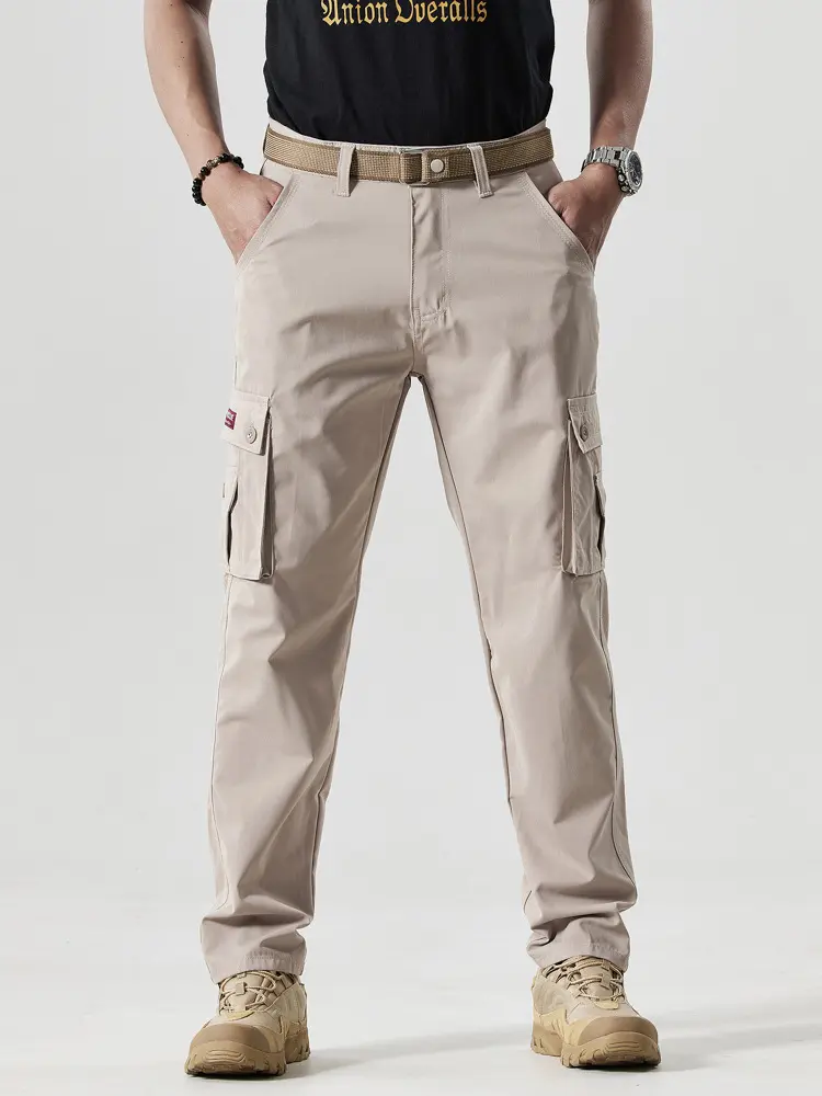 Men's Durable Cotton Cargo Pants
