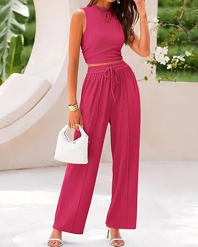 🔥Women'S Summer Two-Piece Set🔥8-Sets - All Colors Included