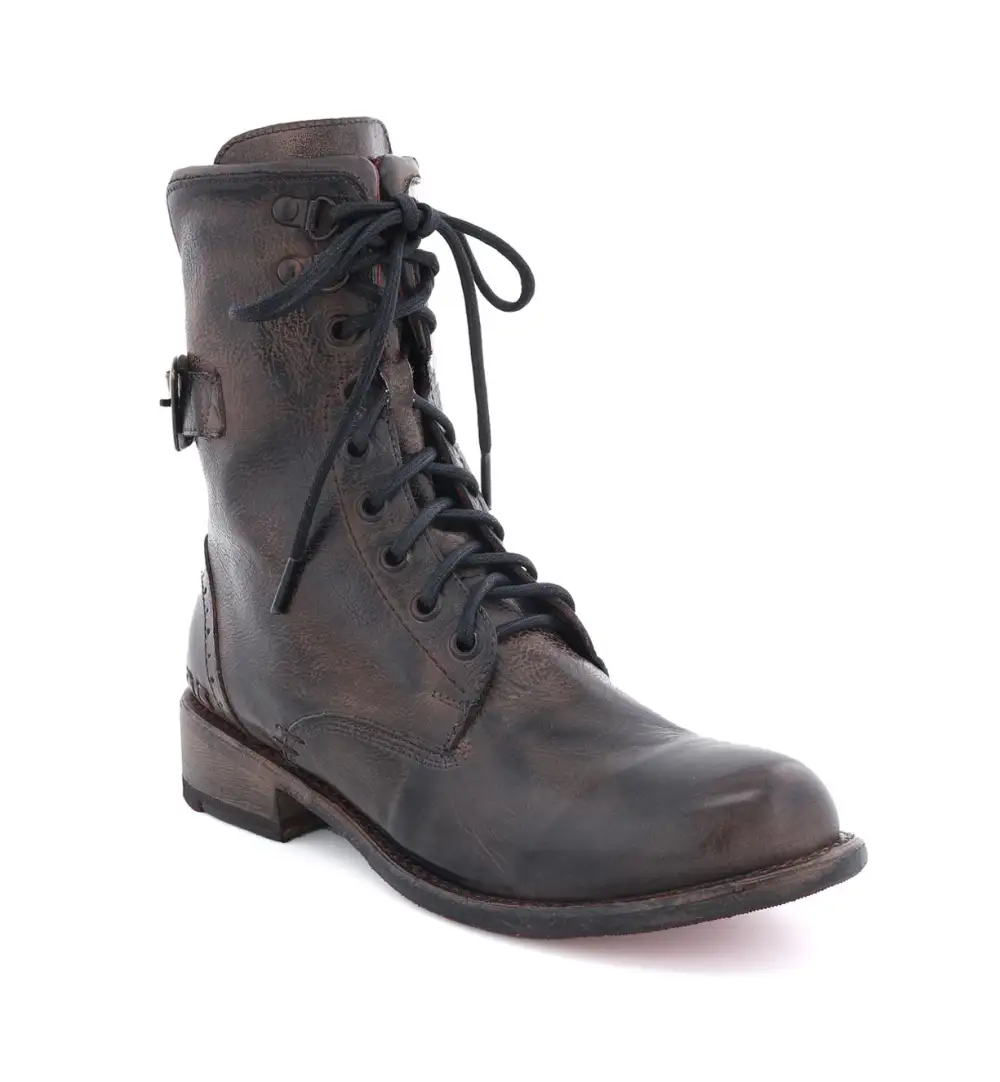 Wingtip Lace-Up Combat Boots