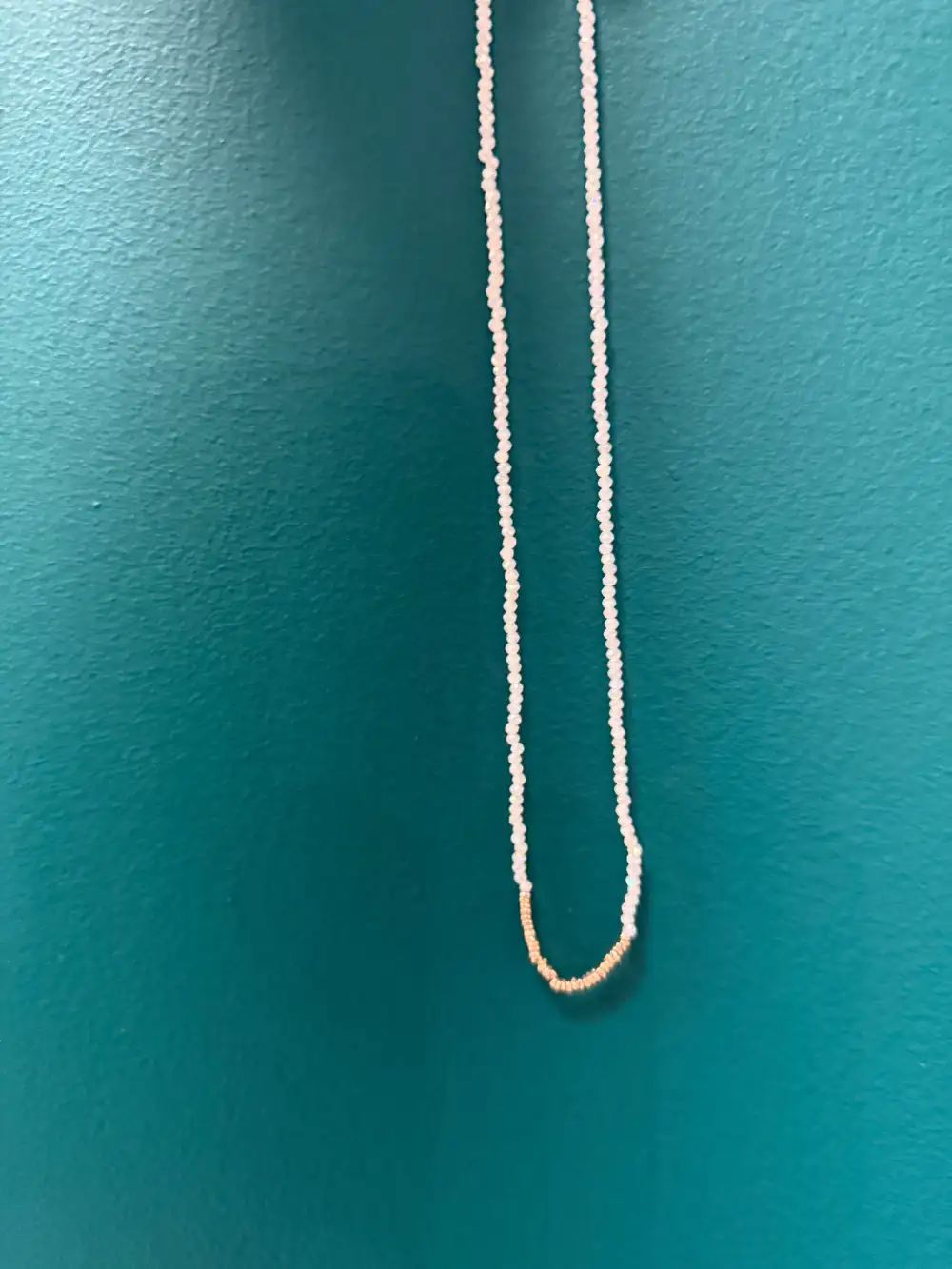 Gold And Crystal Necklace