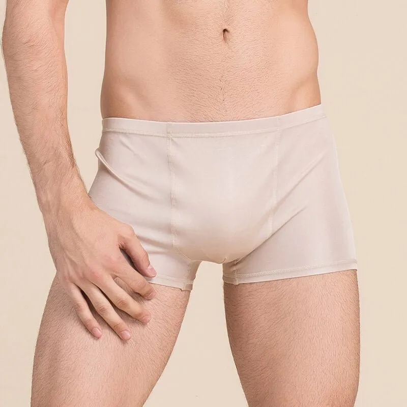 Stretch Silk Knit Boxer Briefs