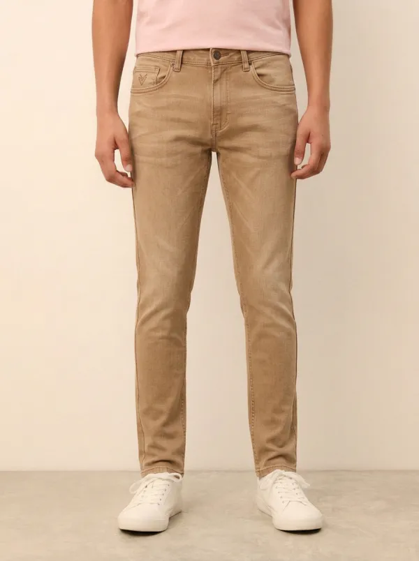 Men's Polished Everyday Slim Fit Stretch Denim Jeans