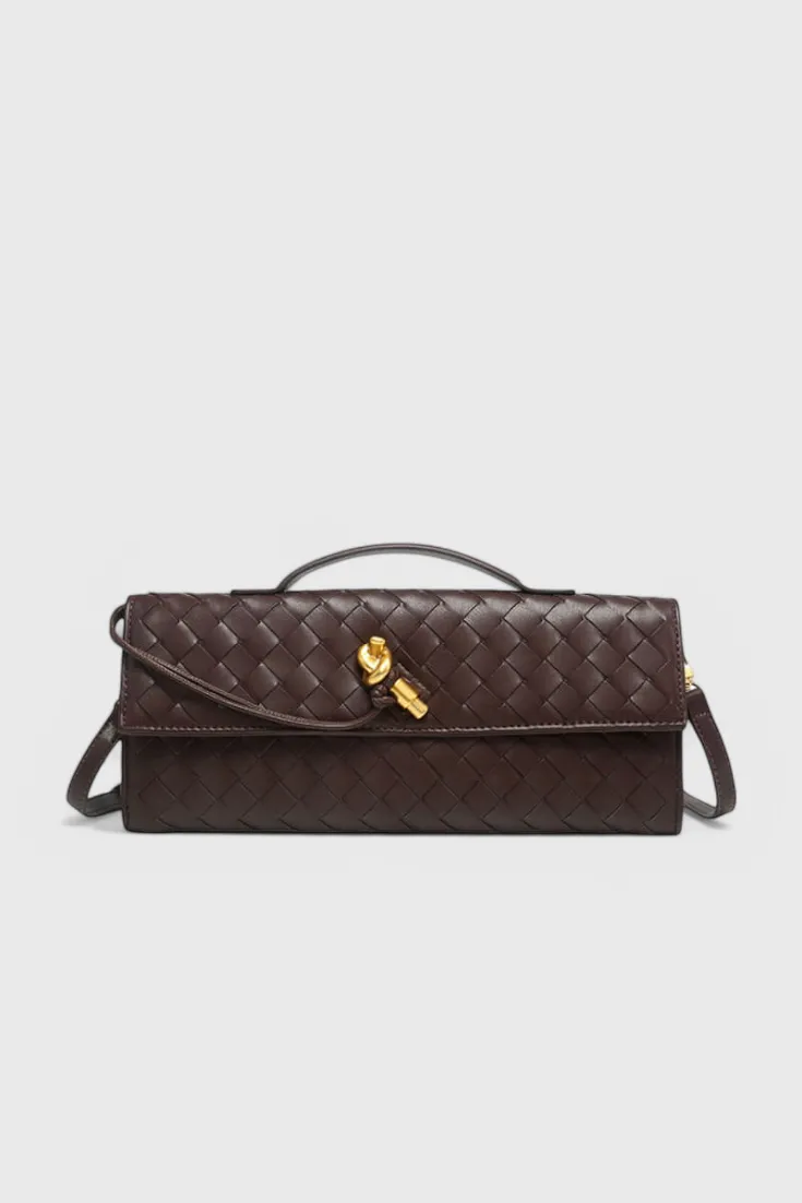 Panel Front Clutch Bag