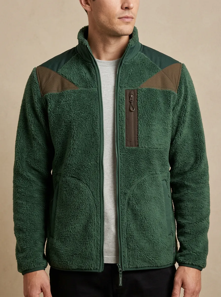 Hiking Sherpa Fleece Zip Jacket