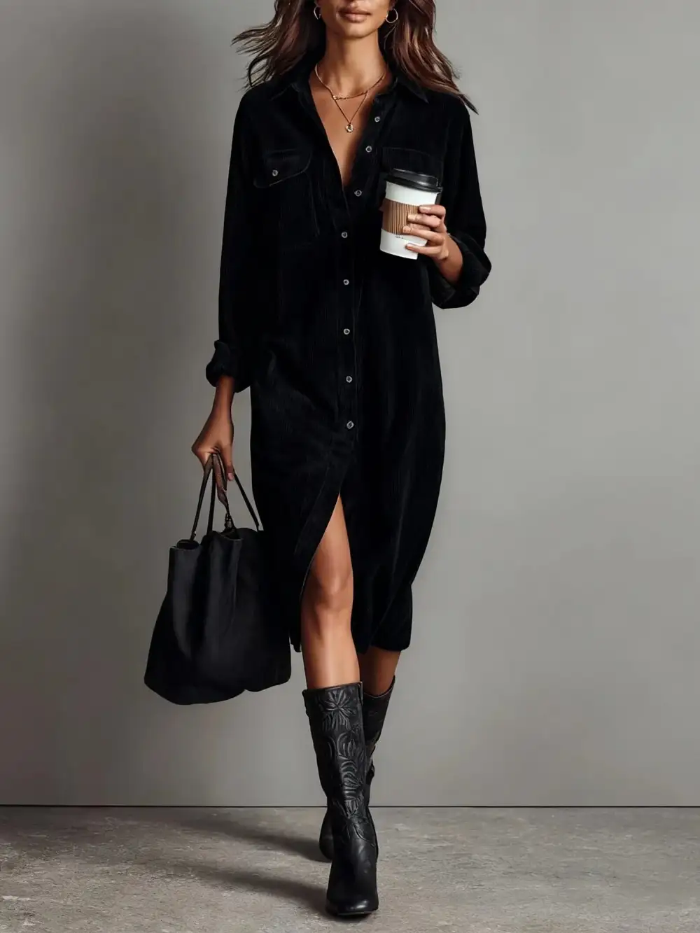 Artful Refined Women's Midi Dress