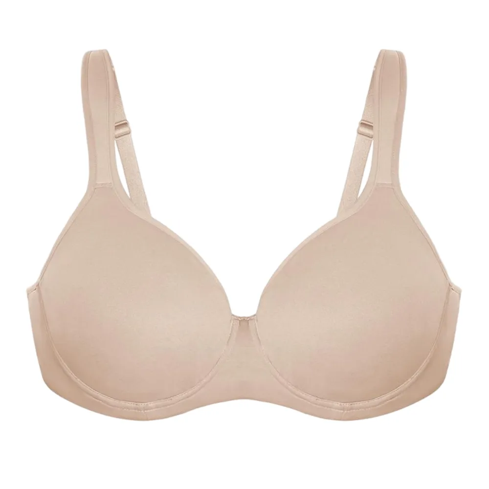 Full Coverage Unlined Unpadded Underwire Plus Size Minimizer Bra Everyday Bra