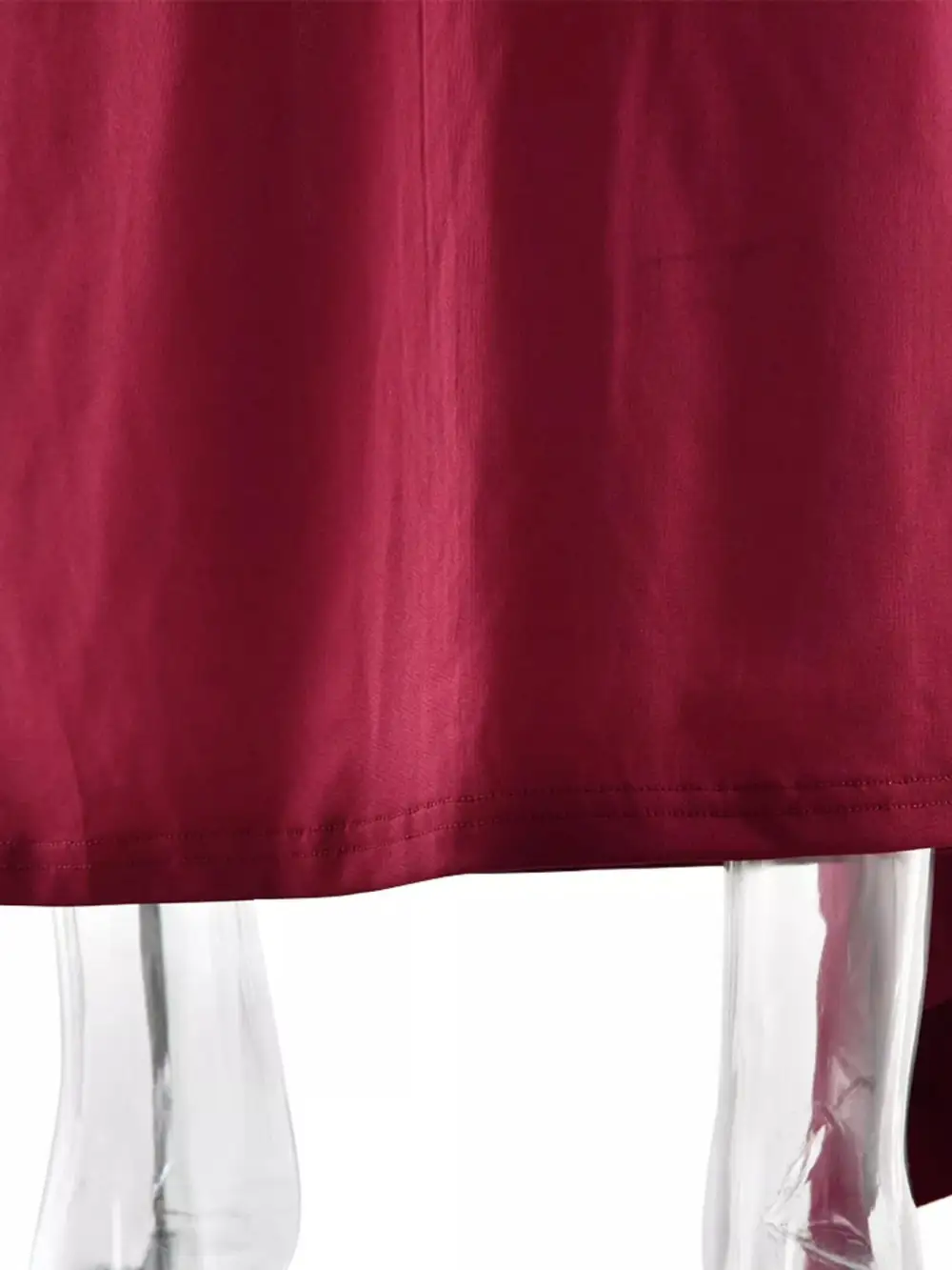 Layered Detail Ruched Maxi Dress