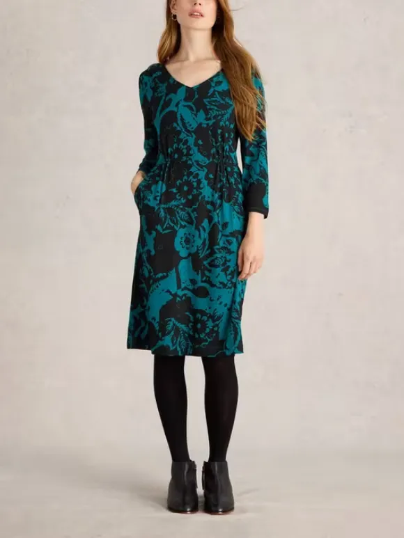 Jersey Knee Length Dress