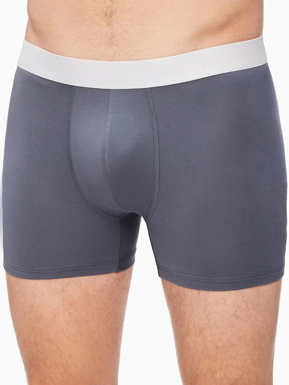 Men'S White Trim Briefs