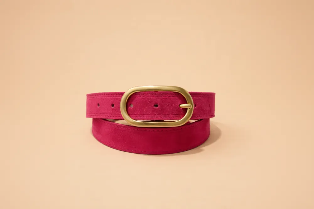 Soft Suede Accent Belt