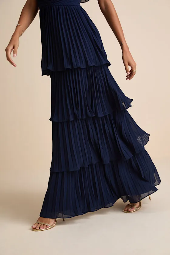 Always Remarkable Light Blue Floral Off-the-Shoulder Maxi Dress