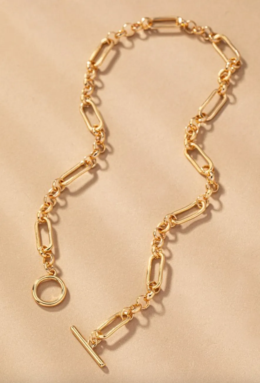 Mixed Link Chain Necklace