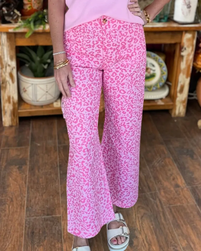 Leopard Print Pants