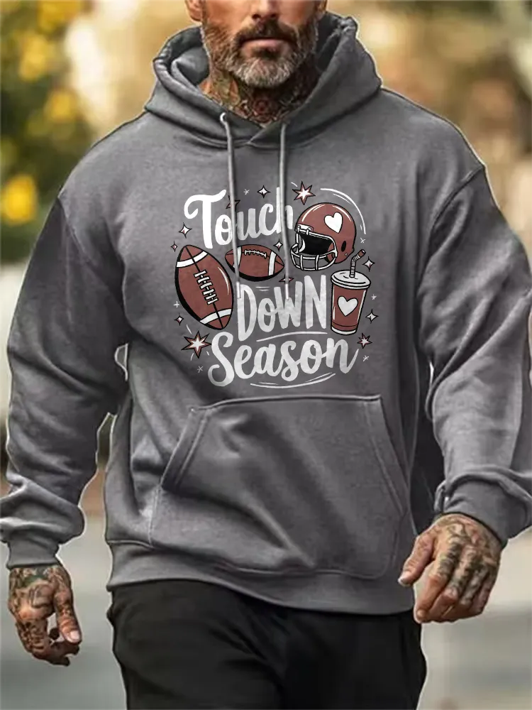Touchdown Season Pockets Hoodies