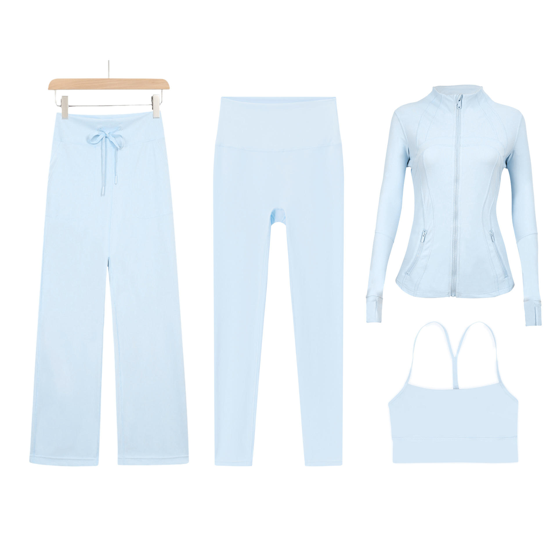 Women’s 4-Piece Breathable Yoga & Fitness Set