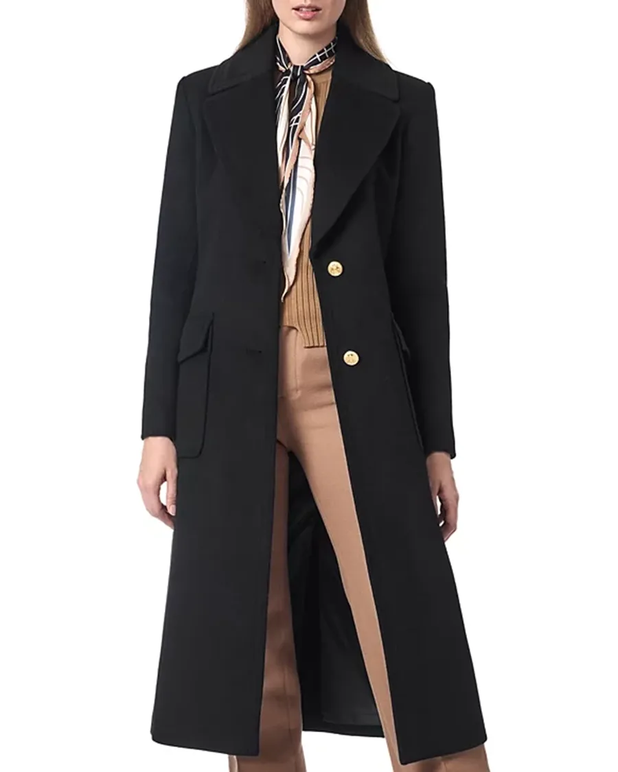 Notched Lapels Classic tailored Wool Coat