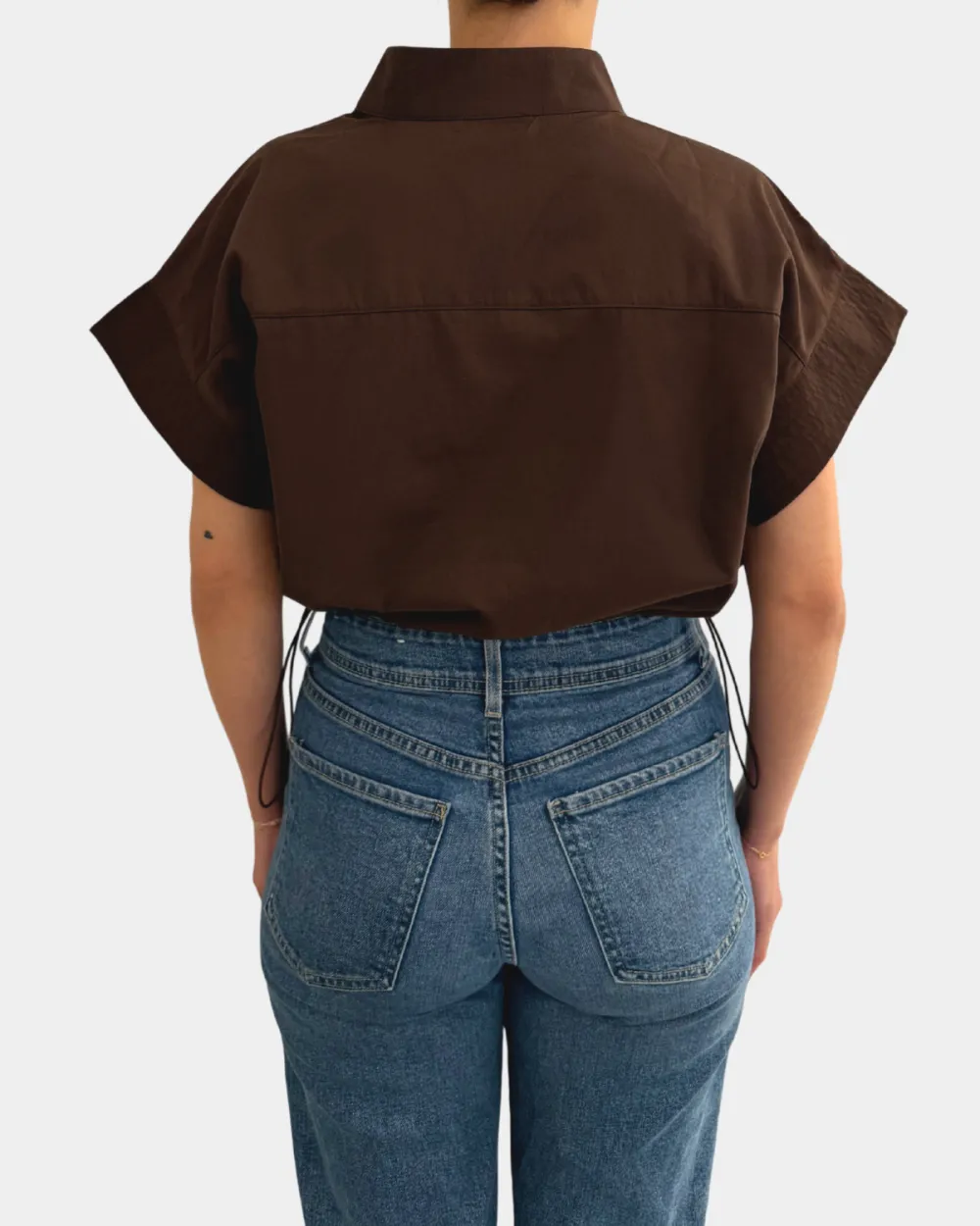 Relaxed Cropped Utility Top