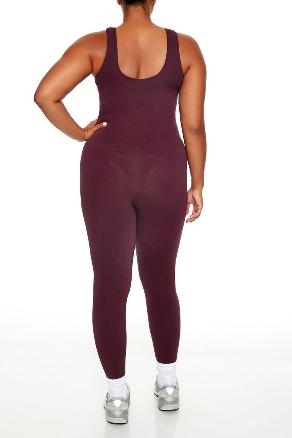 Plus Size Seamless Tank Jumpsuit