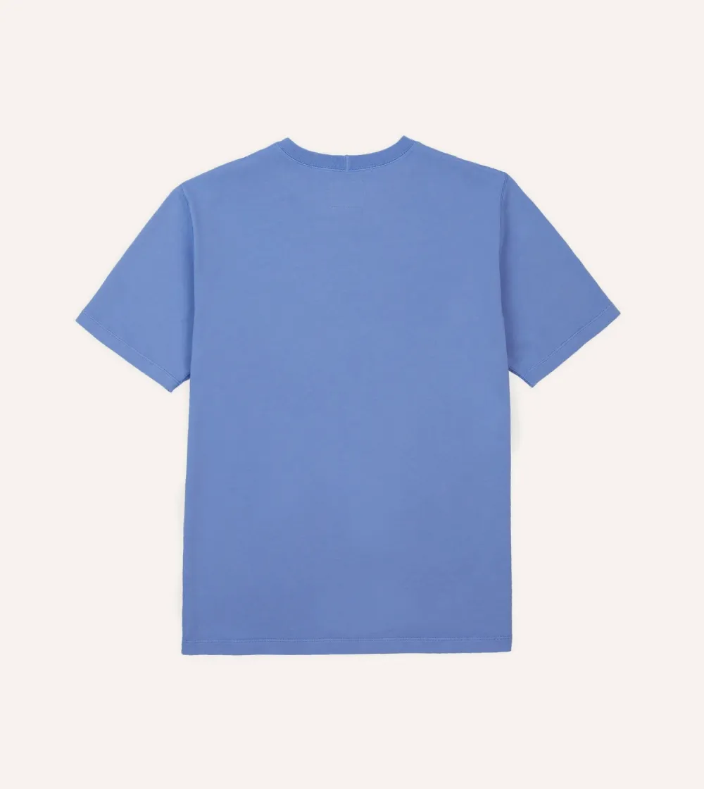 Lavender Chainstitch Short-Sleeve Hiking T-Shirt Daily