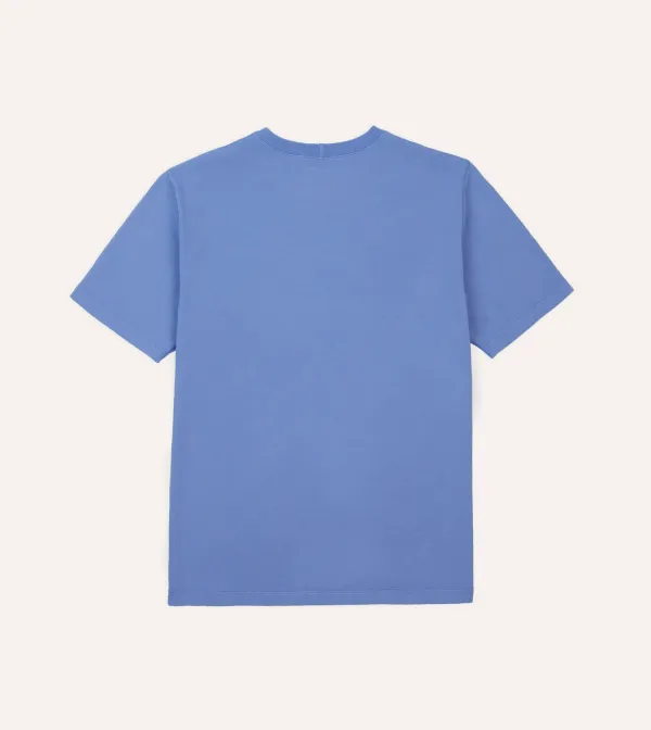 Lavender Chainstitch Short-Sleeve Hiking T-Shirt Daily