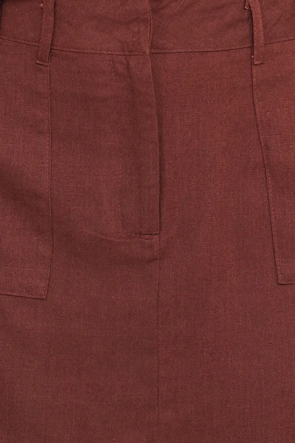 Linen High Rise Pocket Skort