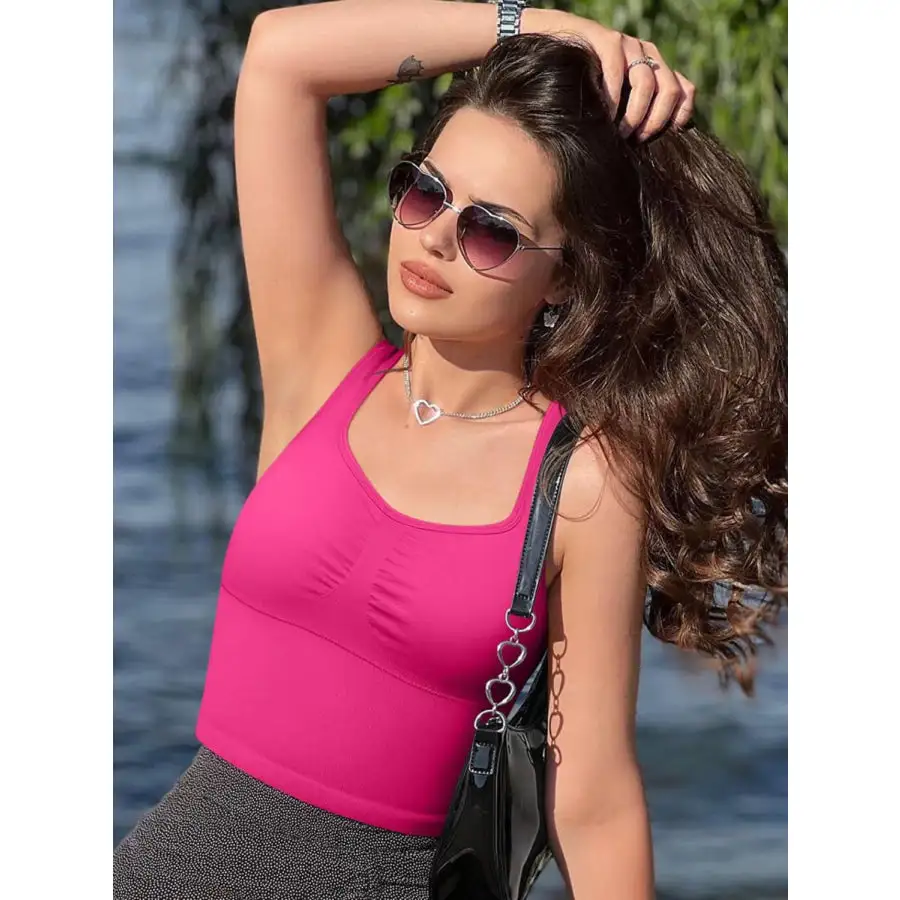 Wide-Strap Active Tank Top
