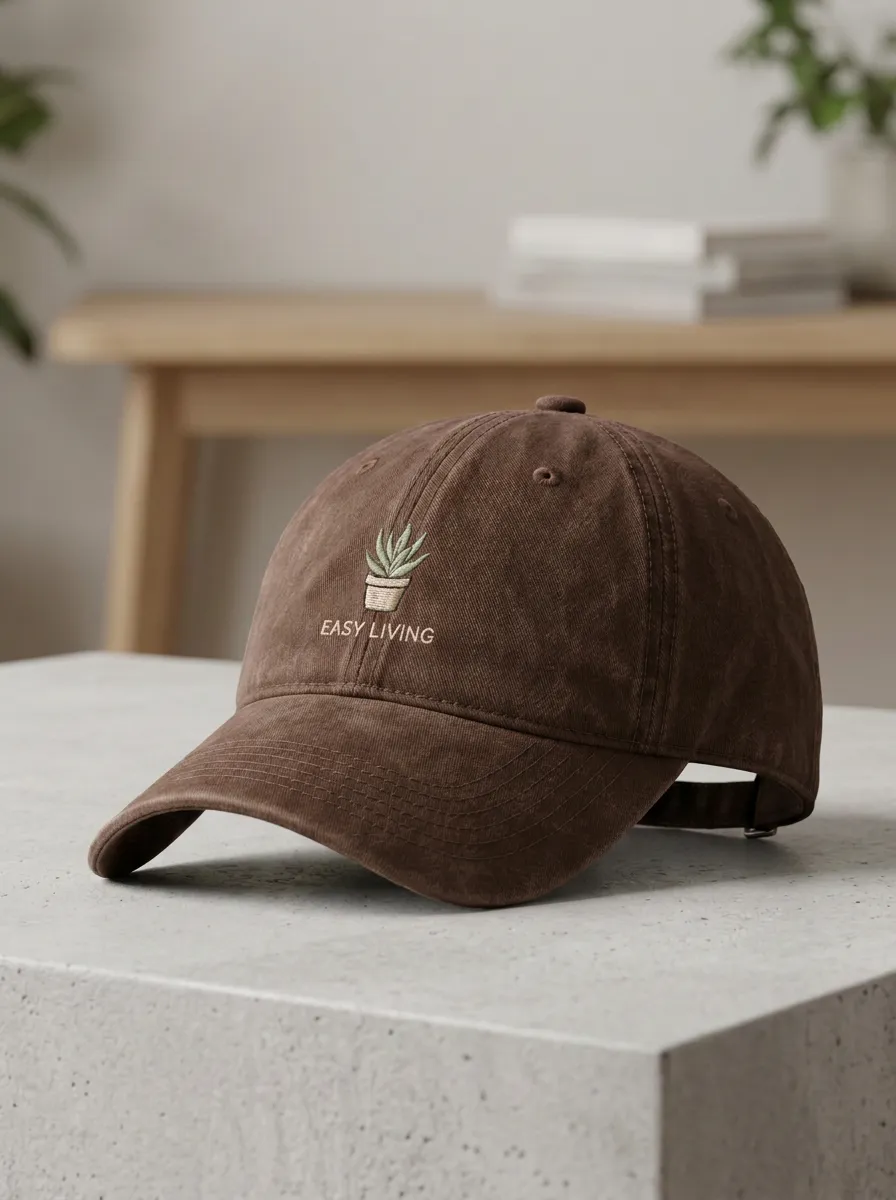 Plant-Lover Succulent Printed Unisex Baseball Cap