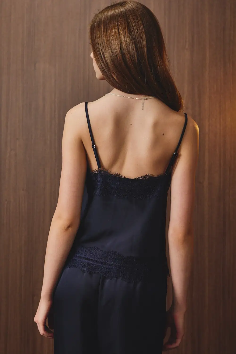 Silk Lace Cami Top