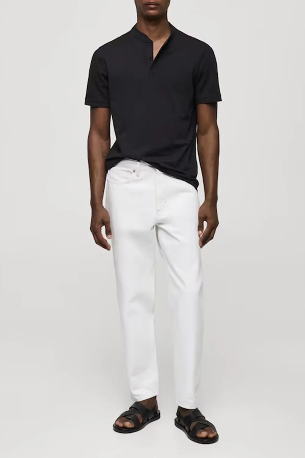 Mao Collar T-Shirt