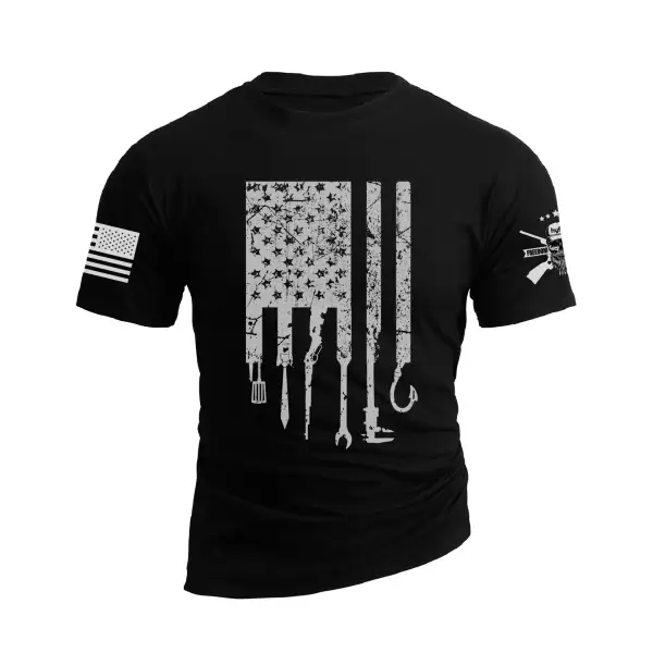 USA FLAG GRAPHIC TEE