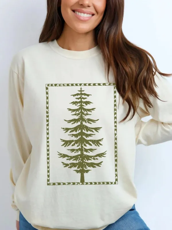 Minimalist Pine Tree T-Shirt