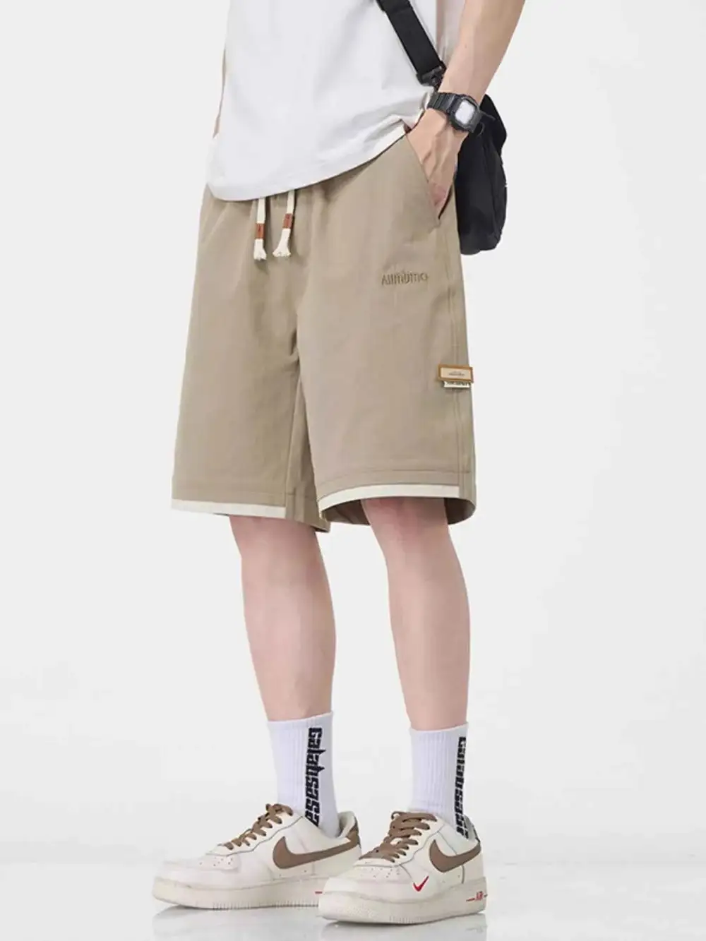 Drawstring Loose Fit Shorts