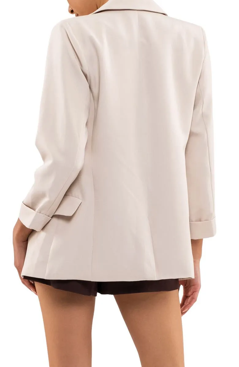 Notch Collar Blazer