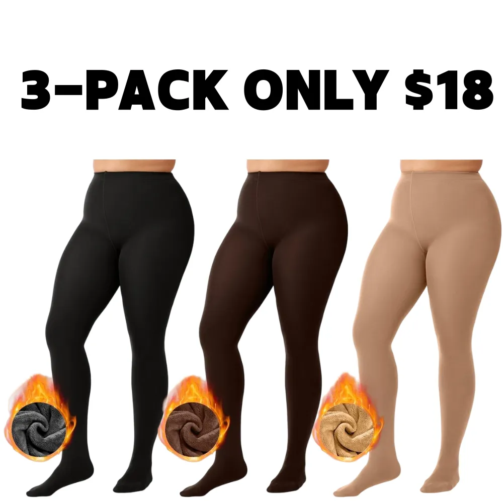 Women Fleece Lined Leggings Sheer Fake Translucent Pantyhose Thermal High Waisted Footed Opaque Tights