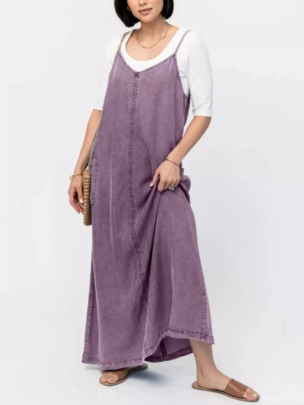 Denim Maxi Dress