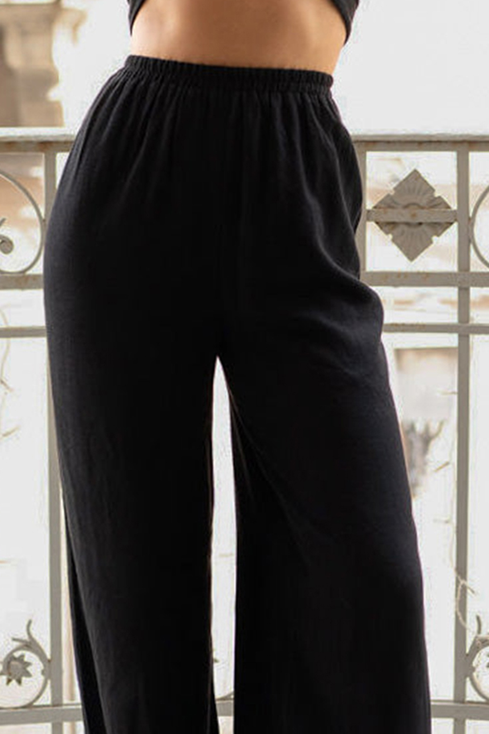 Black Linen Pants