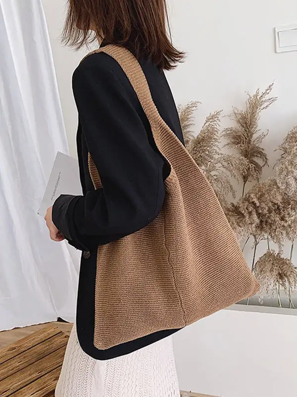 Classic Woven Vintage Shoulder Bag
